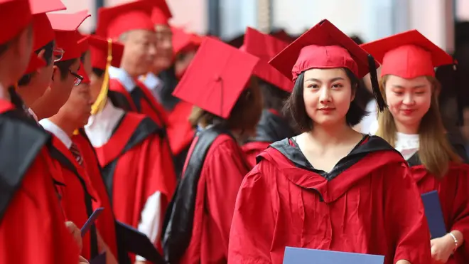 一名中国艺术专业的大学毕业生