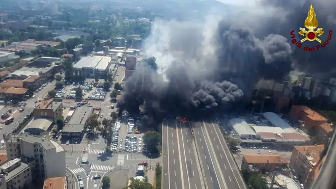 Взрыв произошел неподалеку от городского аэропорта Болоньи