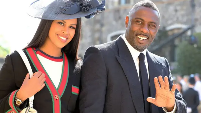 Sabrina Dhowre and Idris Elba
