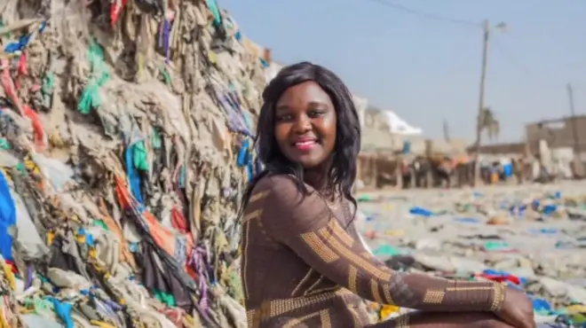 Фотосессия на фоне мусора