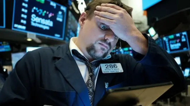 New York Borsası'ndaki bir broker (komisyoncu)