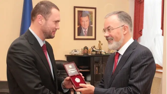 Сергій Шкарлет та Дмитро Табачник