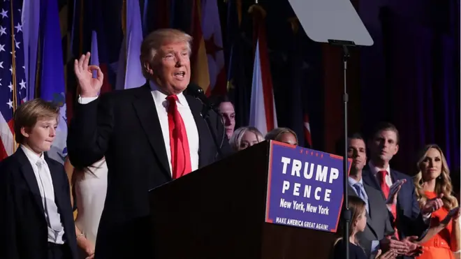 Дональд Трамп уже объявлен победителем выборов