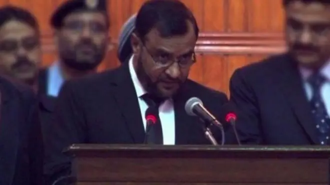 इमरान ख़ान के मामले की सुनवाई करने वाले नेशनल अकाउंटेबिलिटी ब्यूरो (नैब) के जज मोहम्मद बशीर.