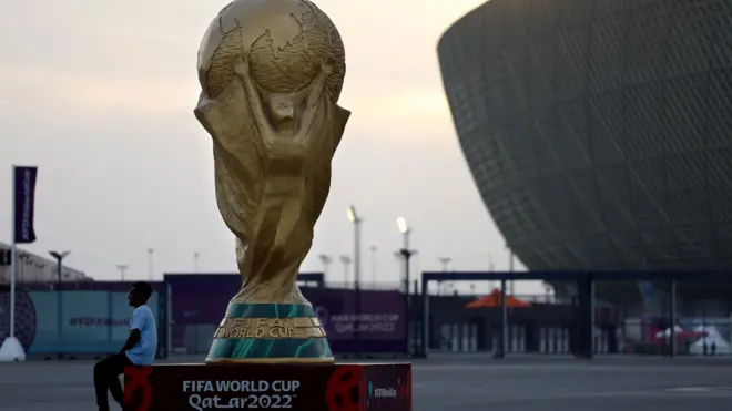 The Lusail Stadium in Doha