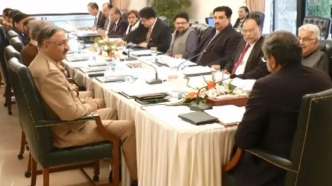 صدر ٹرمپ کی ٹویٹ کے بعد منگل کو قومی سلامتی کا اجلاس منعقد ہوا تھا