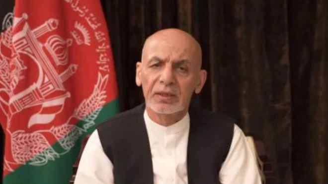 Ashraf Ghani habló al pueblo afgano desde su cuenta de Facebook.