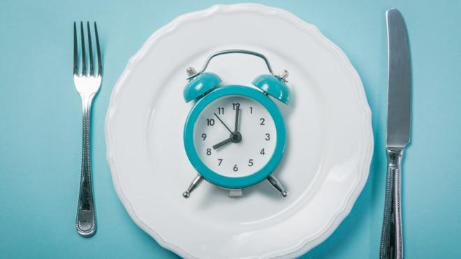 Reloj sobre un plato