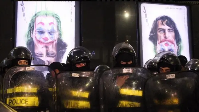 Protests against the award-winning film have been taking place in Tbilsi