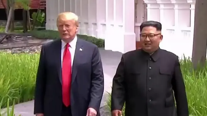 Trump və Kim