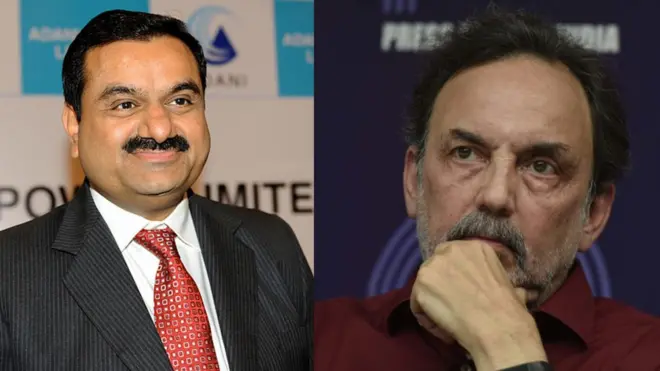प्रणॉय रॉय और गौतम अडाणी