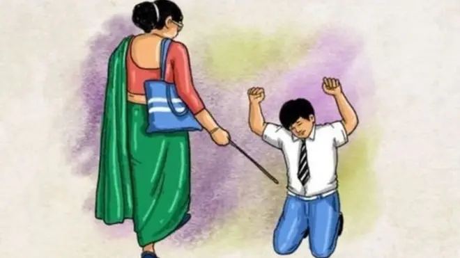 දරුවන්ට පහරදීම