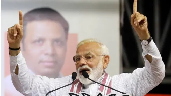 Modi es el político más popular en India desde Indira Gandhi.