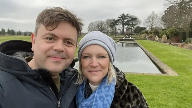 Deb y Geraint se casaron poco más de un año después de conocerse.