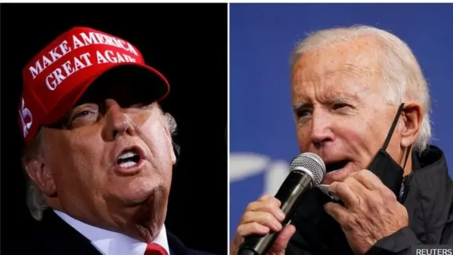Trump ati Biden