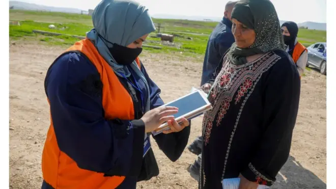 تسجيل الناخبين في الأراضي الفلسطينية المحتلة