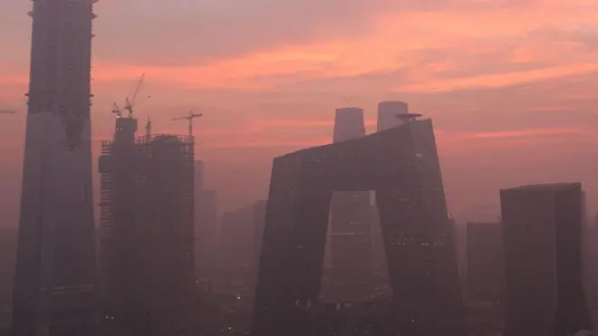 Una ciudad muy contaminada