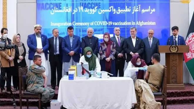 وزارت صحت/بهداشت افغانستان اعلام کرده که برنامه واکسیناسیون شصت درصد جمعیت این کشور را روی دست دارد