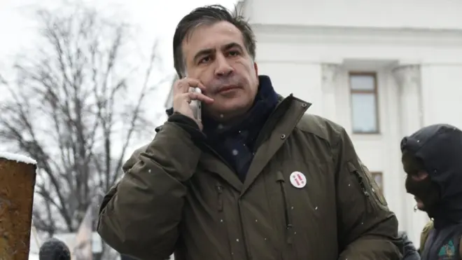 Михаил Саакашвили (фото 6 декабря 2017 года)