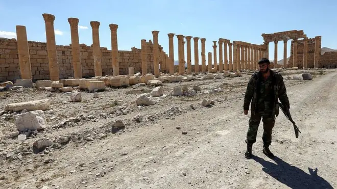 Pro-government forces retook the archaeological site and nearby city in March 2016
