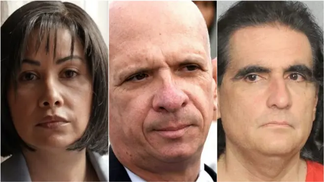 Claudia Díaz, Hugo Carvajal, Alex Saab