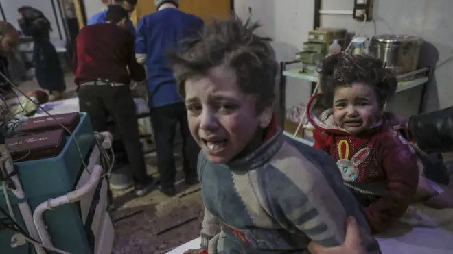 ребенок в восточной гуте