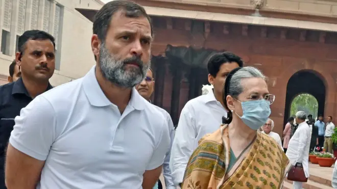 राहुल गांधी, सोनिया गांधी, मल्लिकार्जुन खड़गे