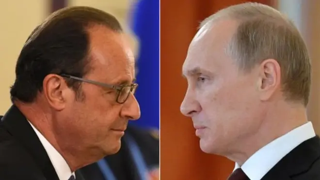 Mr Putin ayaa booqan rabay Paris bishan gudaheeda