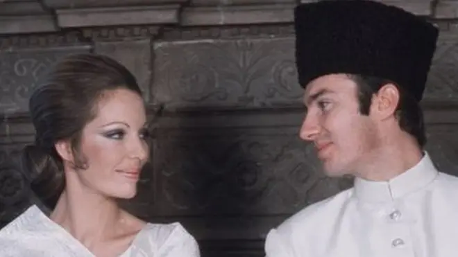 کریم آغا خان اور بیگم سلیمہ کی شادی کی تصویر