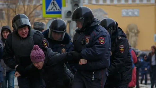 задержания в Петербурге