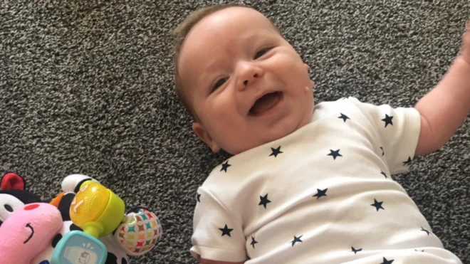 Ares Banister baru berusia 1 minggu ketika didiagnosa terpapar virus corona