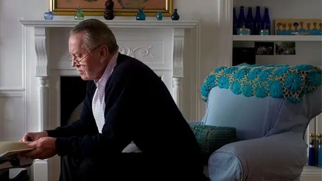 Chuck Feeney ofr im pikin house