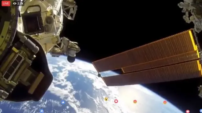 video desde el espacio