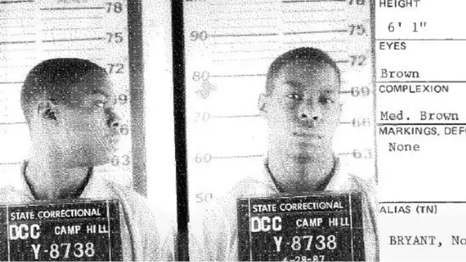 Норман Брајан као малолетни осуђеник