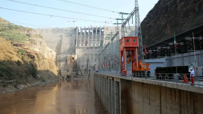 The dam has been blamed for cutting off water to Kenya