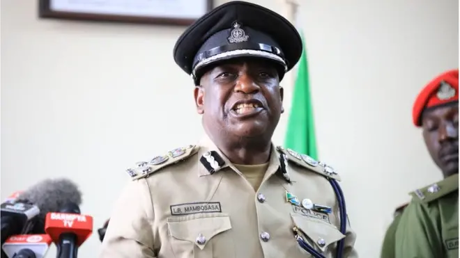kamanda wa polisi kanda maalum ya mji wa Dar Lazaro Mambossasa