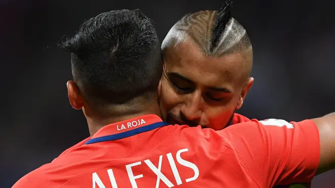Alexis Sánchez y Arturo Vidal