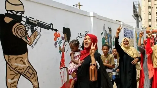 Mudaharaadyo dimuqraaddi doon ah ayaa ka socday Suudaan