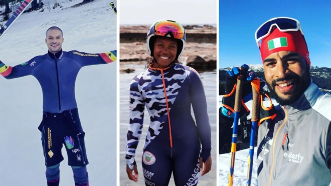 Carlos Maeder, Mialitiana Clerc and Samuel Ikpefan