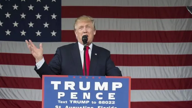 Mgombea wa urais nchini Marekani Donald Trump