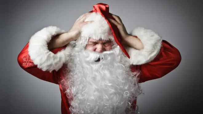 Papa Noel se queja del ruido