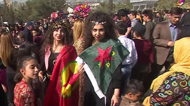 مدينة السليمانية في اقليم كردستان العراق تقيم احتفالات بمناسبة عيد النوروز والذي يصادف في يوم الاعتدال الربيعي أي 21 اذار / مارس بحسب التقويم الميلادي.