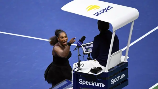 Серена Уильямс не впервые устраивает скандалы на матчах US Open