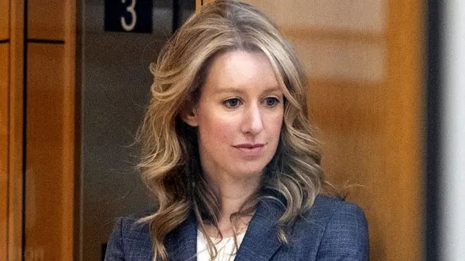 Elizabeth Holmes, founder and former CEO of Theranos, arrives for motion hearing on Monday, November 4, 2019, at the U.S. District Court House inside Robert F. Peckham Federal Building in San Jose, California