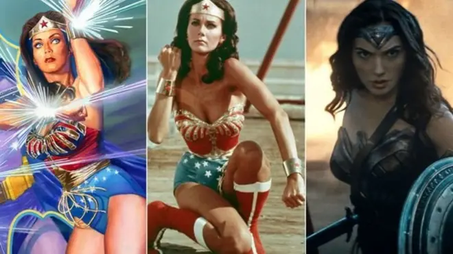 La Mujer Maravilla se ha representado en forma de cómic y ha sido interpretada por Lynda Carter y Gal Gadot