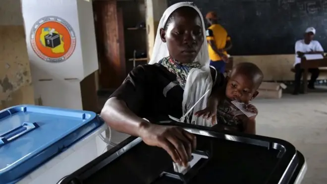 ዜጋታት ፕረዚደንትን ኣባላት ባይቶን ንምምራጽ ድምጾም ሂቦም ኣለዉ