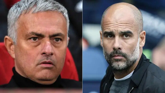 Jose Mourinho and Pep Guardiola