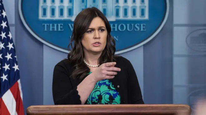 Сара Сандерс не стала уточнять, какие именно санкции могут быть введены против России