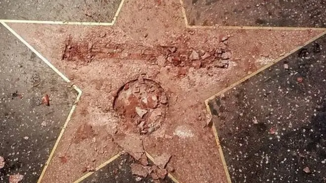 Donald Trump's star