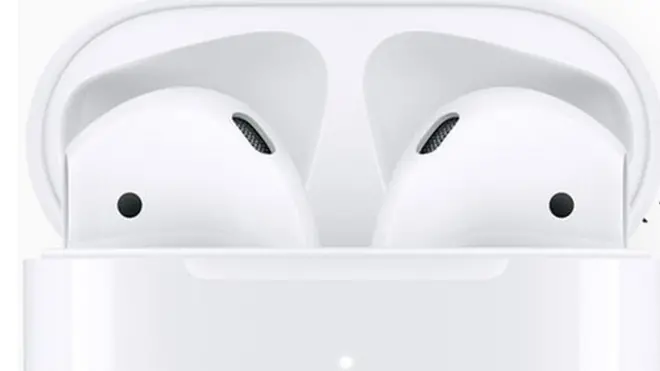 A wireless AirPods charging case, sold separately, was also unveiled